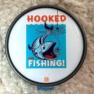 Lucy Lu "Hooked on Fishing" Bottle Opener with Magnetic Back